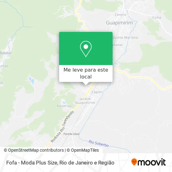 Fofa - Moda Plus Size mapa