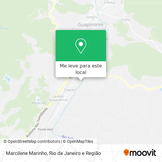 Marcilene Marinho mapa