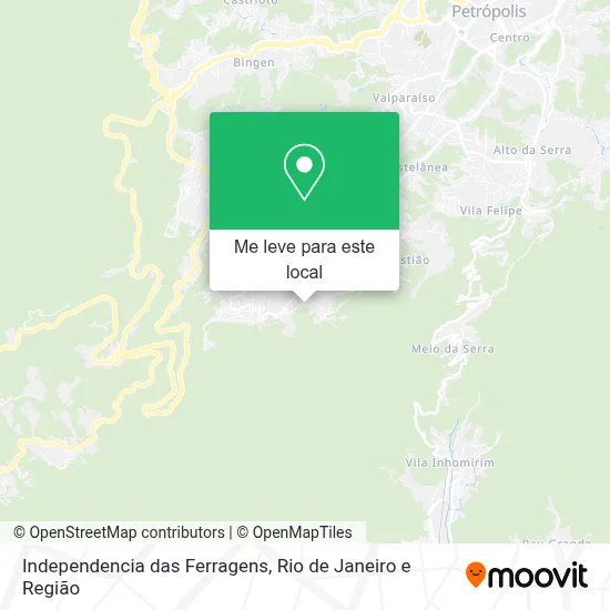 Independencia das Ferragens mapa
