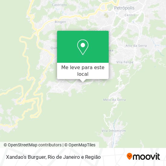 Xandao's Burguer mapa