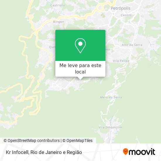 Kr Infocell mapa