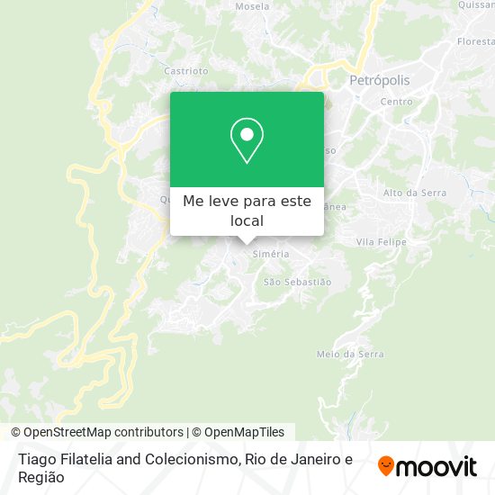 Tiago Filatelia and Colecionismo mapa