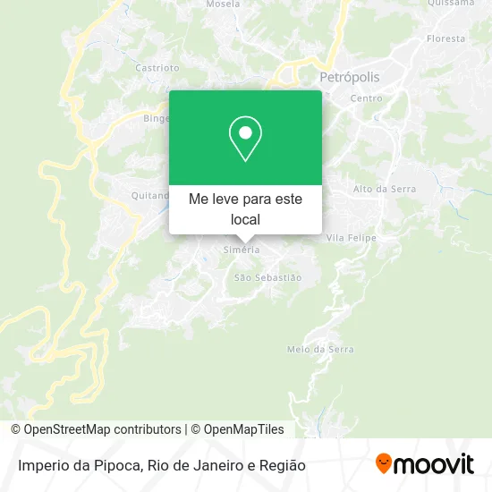 Imperio da Pipoca mapa