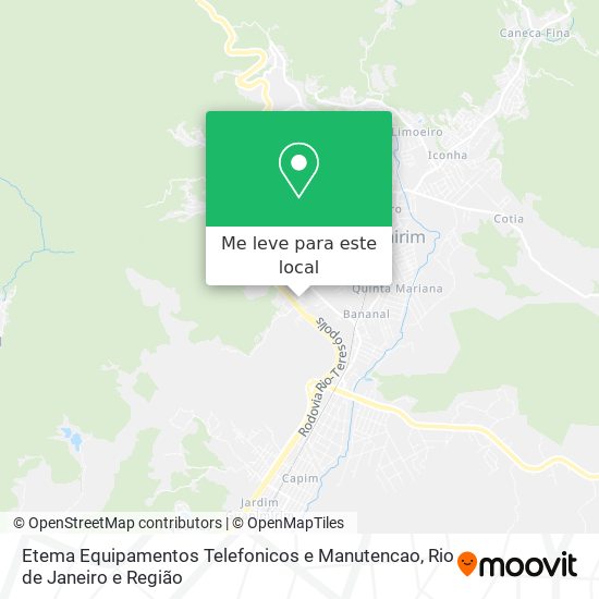 Etema Equipamentos Telefonicos e Manutencao mapa