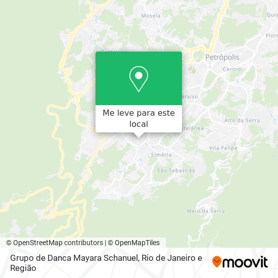 Grupo de Danca Mayara Schanuel mapa