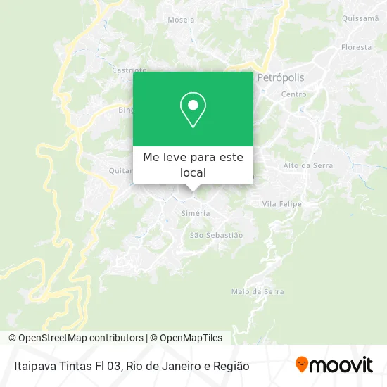 Itaipava Tintas Fl 03 mapa