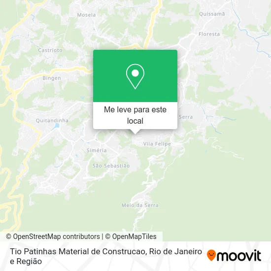 Tio Patinhas Material de Construcao mapa