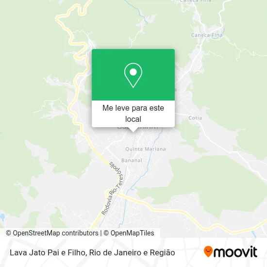 Lava Jato Pai e Filho mapa