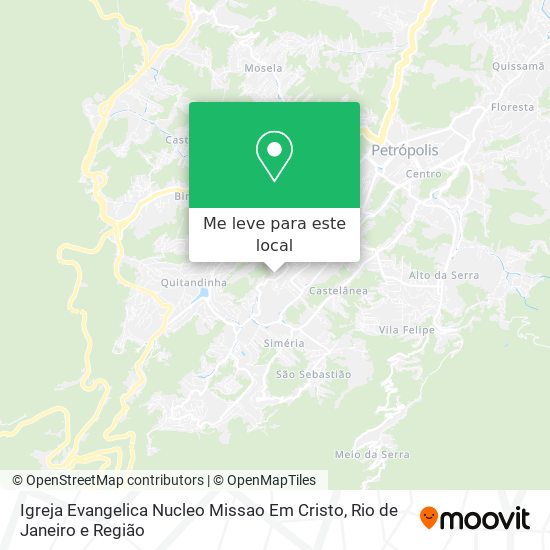 Igreja Evangelica Nucleo Missao Em Cristo mapa