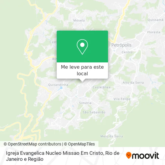 Igreja Evangelica Nucleo Missao Em Cristo mapa