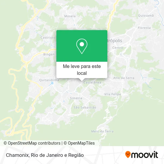 Chamonix mapa