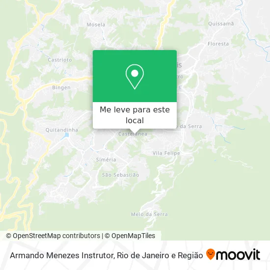 Armando Menezes Instrutor mapa
