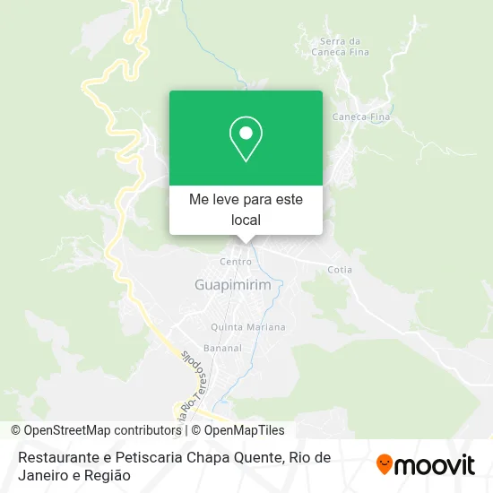 Restaurante e Petiscaria Chapa Quente mapa
