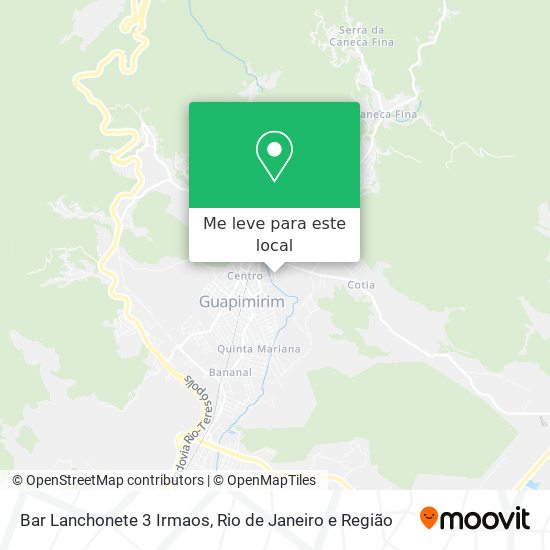 Bar Lanchonete 3 Irmaos mapa