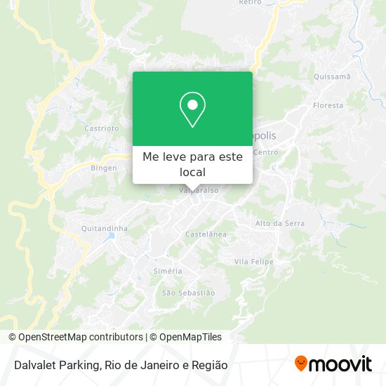 Dalvalet Parking mapa