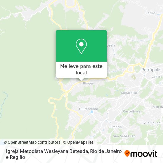 Igreja Metodista Wesleyana Betesda mapa