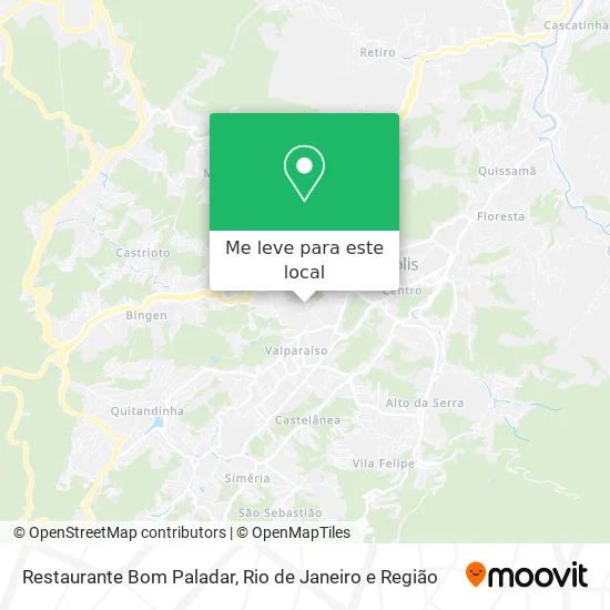 Restaurante Bom Paladar mapa