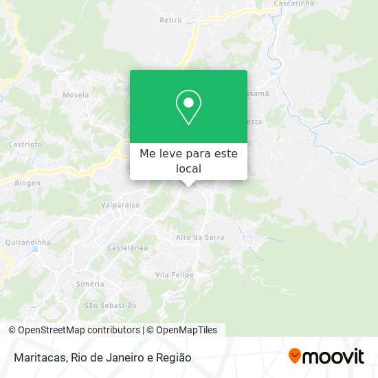 Maritacas mapa