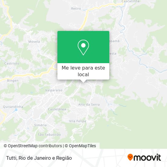 Tutti mapa