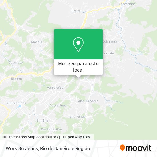 Work 36 Jeans mapa