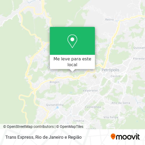 Trans Express mapa