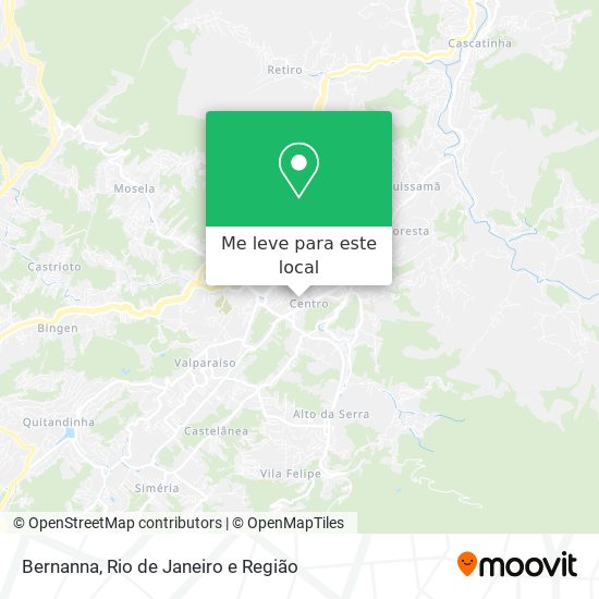 Bernanna mapa