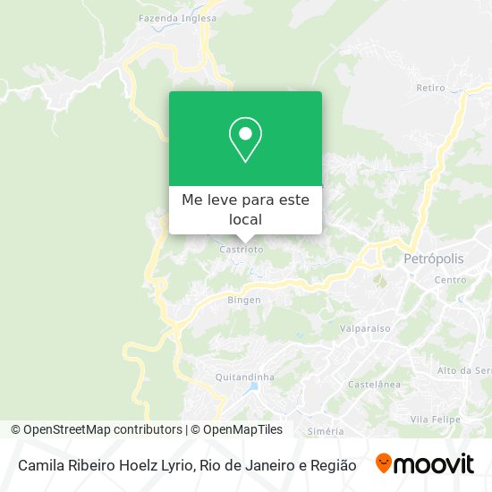 Camila Ribeiro Hoelz Lyrio mapa