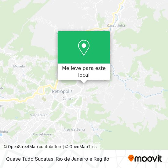 Quase Tudo Sucatas mapa