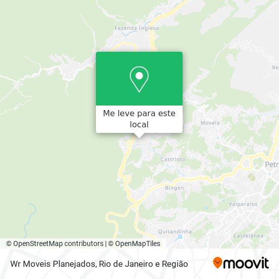 Wr Moveis Planejados mapa