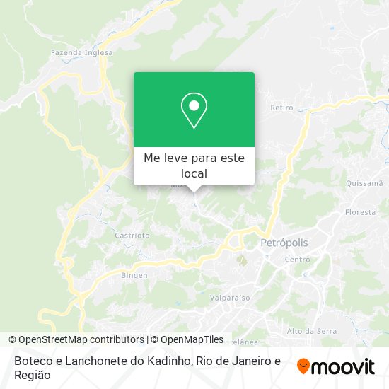 Boteco e Lanchonete do Kadinho mapa