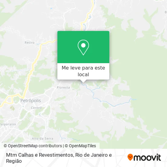 Mtm Calhas e Revestimentos mapa