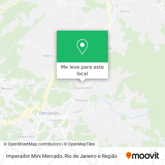 Imperador Mini Mercado mapa