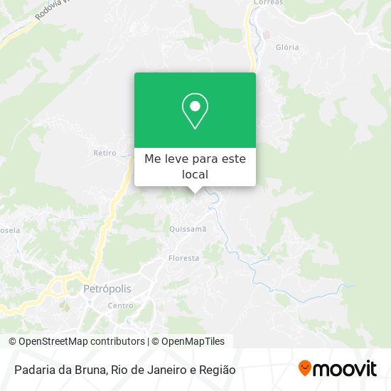 Padaria da Bruna mapa