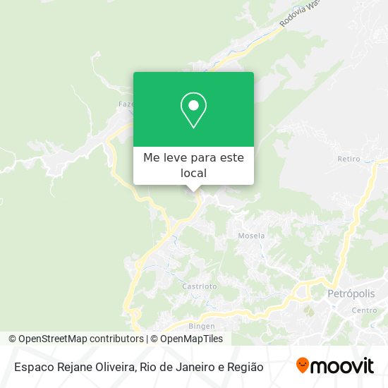 Espaco Rejane Oliveira mapa