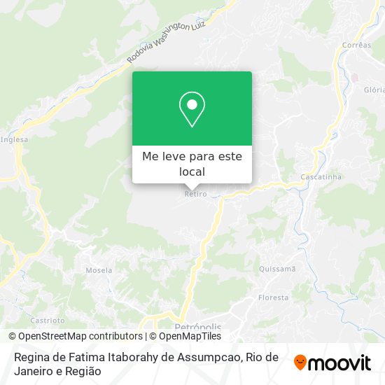 Regina de Fatima Itaborahy de Assumpcao mapa