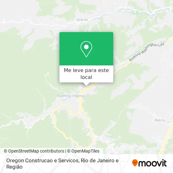 Oregon Construcao e Servicos mapa
