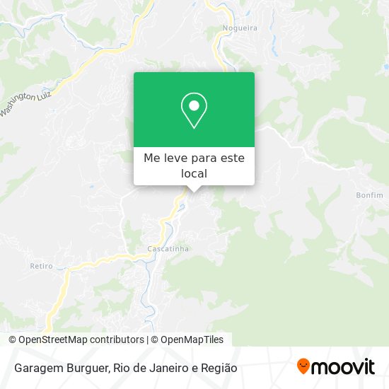 Garagem Burguer mapa