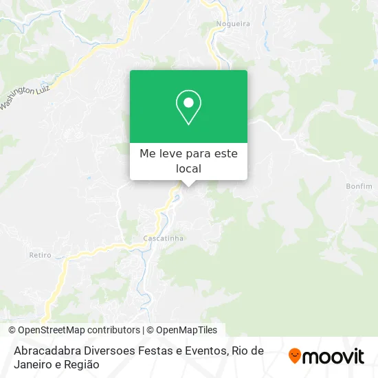 Abracadabra Diversoes Festas e Eventos mapa