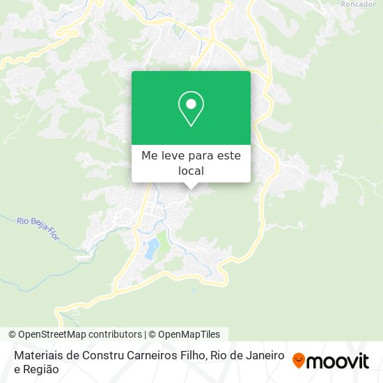 Materiais de Constru Carneiros Filho mapa