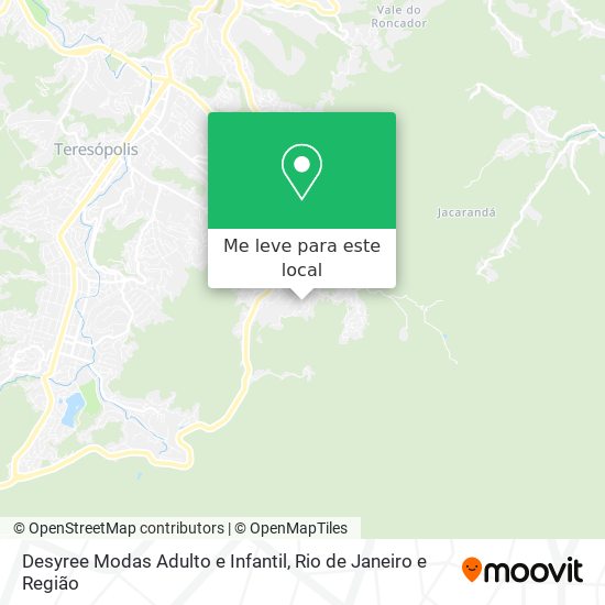 Desyree Modas Adulto e Infantil mapa