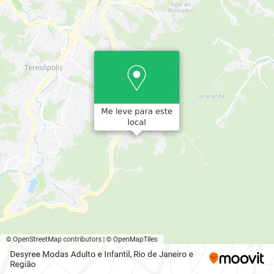 Desyree Modas Adulto e Infantil mapa
