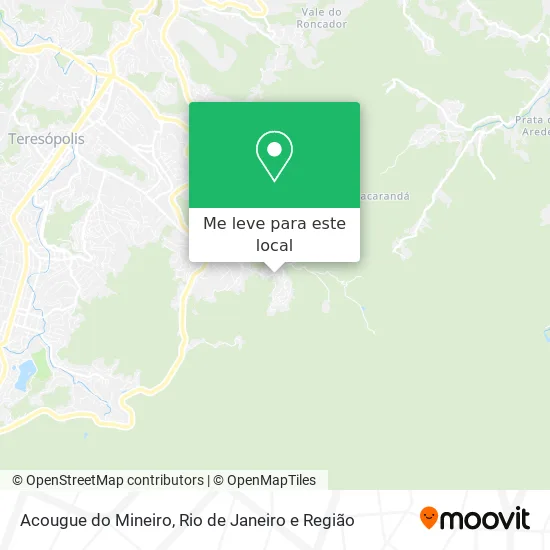 Acougue do Mineiro mapa