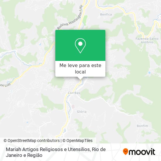 Mariah Artigos Religiosos e Utensilios mapa