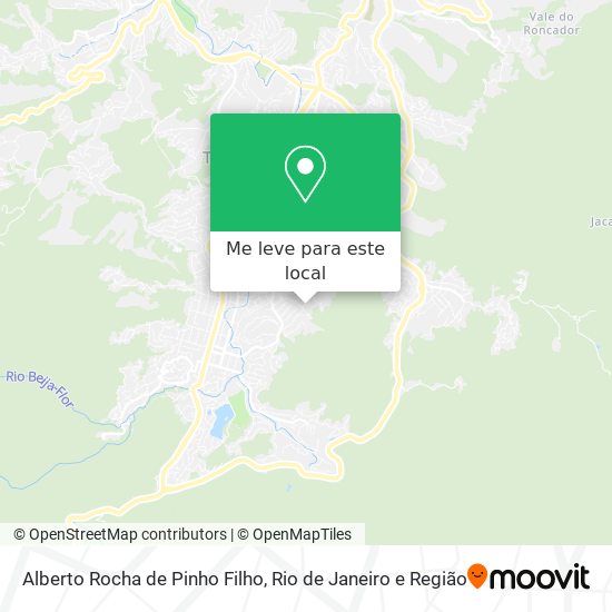Alberto Rocha de Pinho Filho mapa