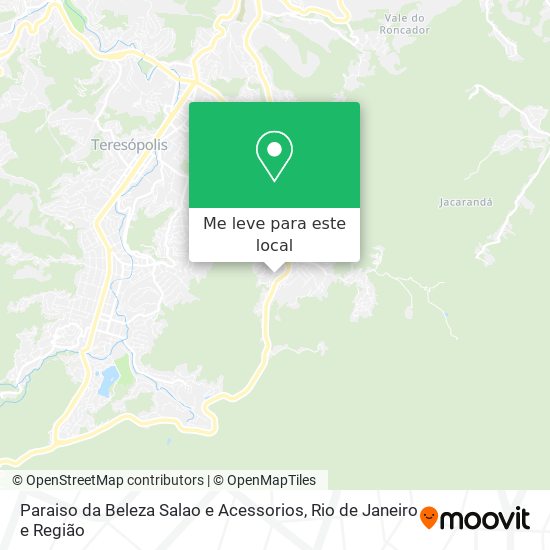 Paraiso da Beleza Salao e Acessorios mapa
