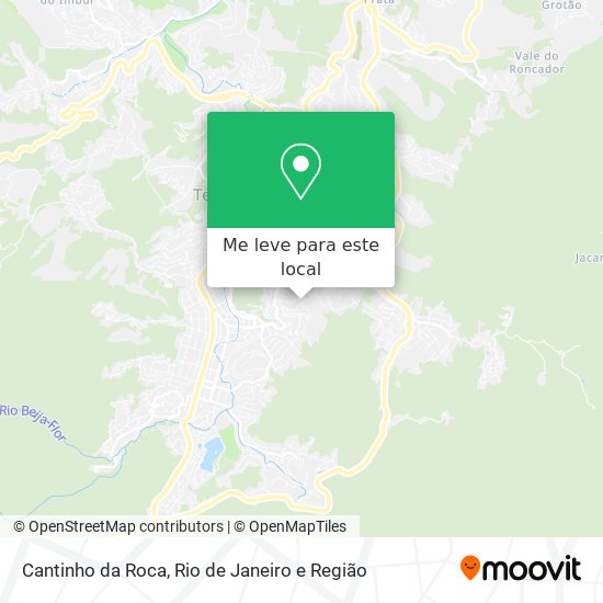 Cantinho da Roca mapa
