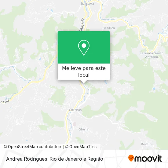 Andrea Rodrigues mapa