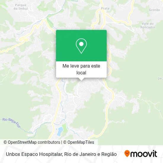 Unbox Espaco Hospitalar mapa