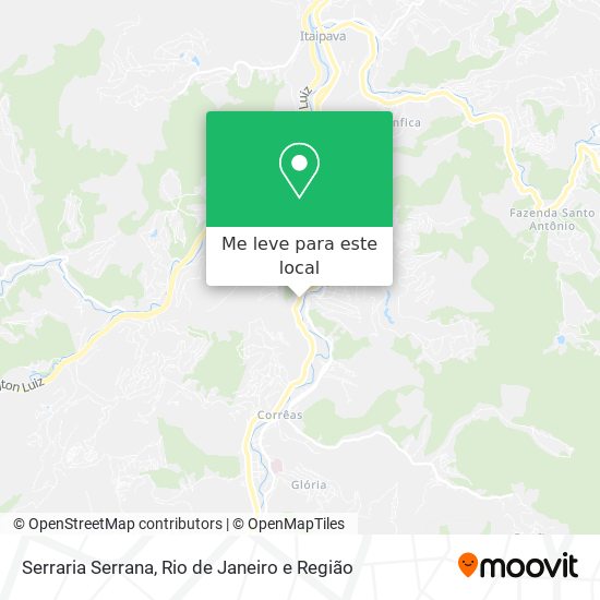 Serraria Serrana mapa