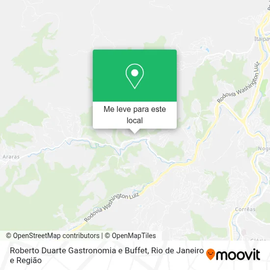 Roberto Duarte Gastronomia e Buffet mapa